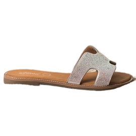 Evento Pantofole Argento Con Cristalli