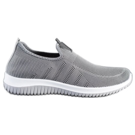SHELOVET Scarpe sportive slip-on grigio