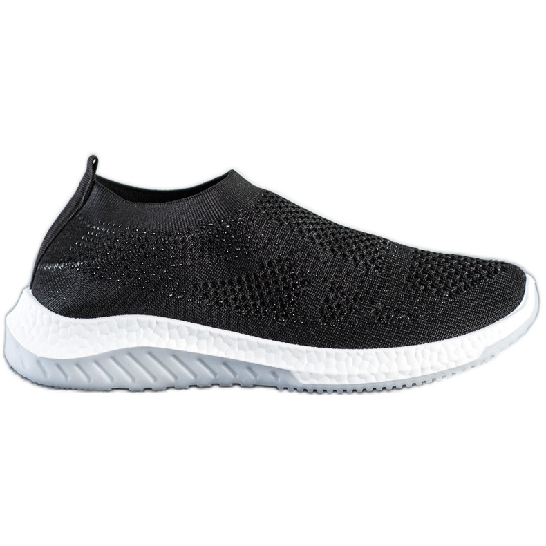 SHELOVET Scarpe da ginnastica senza lacci nero