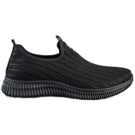 SHELOVET Scarpe sportive in tessuto nero