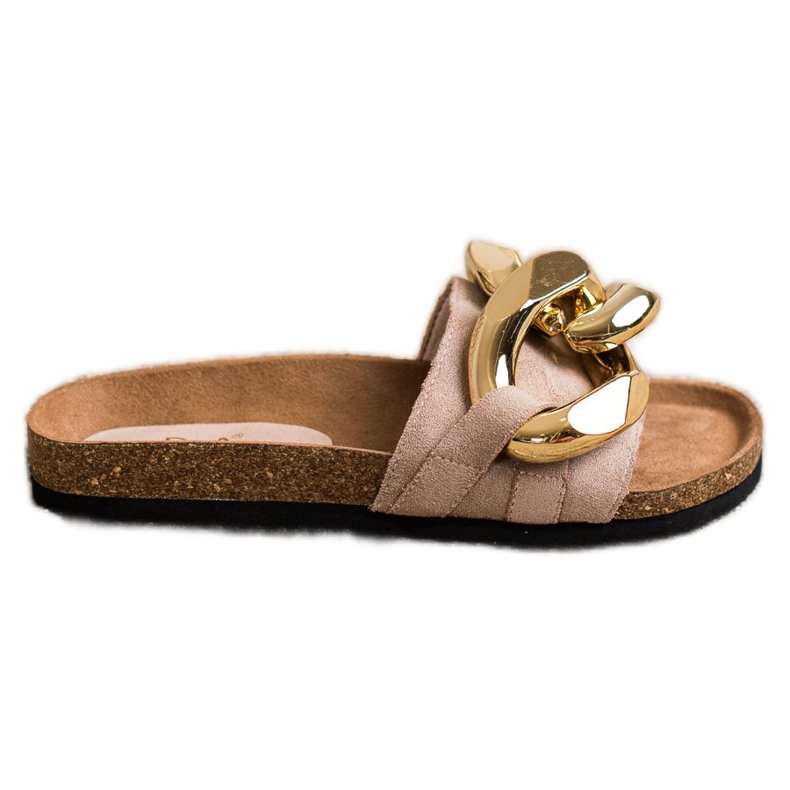 Sabatina Pantofole alla moda beige