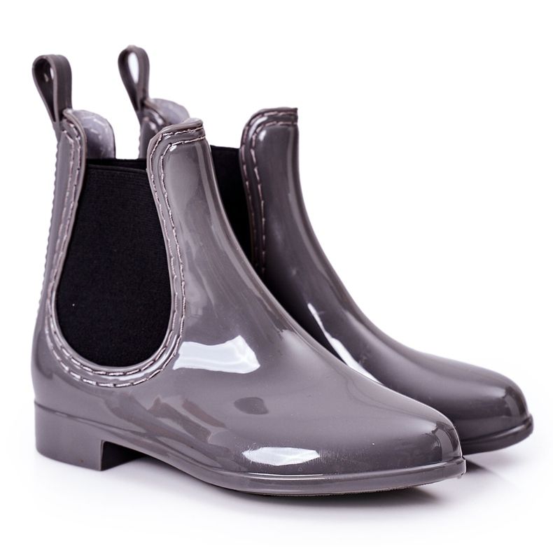 Stivali da bambino Galoshes Jodhpur Grey Lily grigio