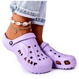 Pantofole da donna in schiuma Eva Crooks Viola