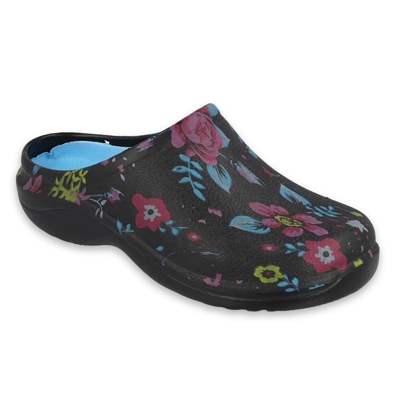Slifori da donna Befado - Fiore 2 Nero /Blu 154d102
