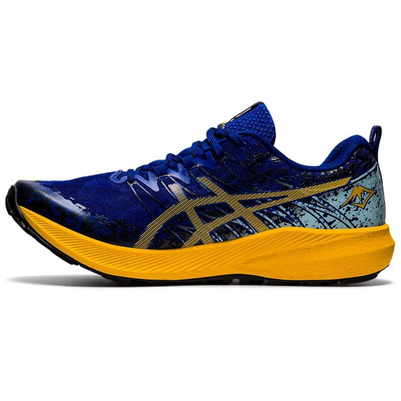 Asics Fuji Lite 2 M 1011B209 400 scarpe da corsa blu