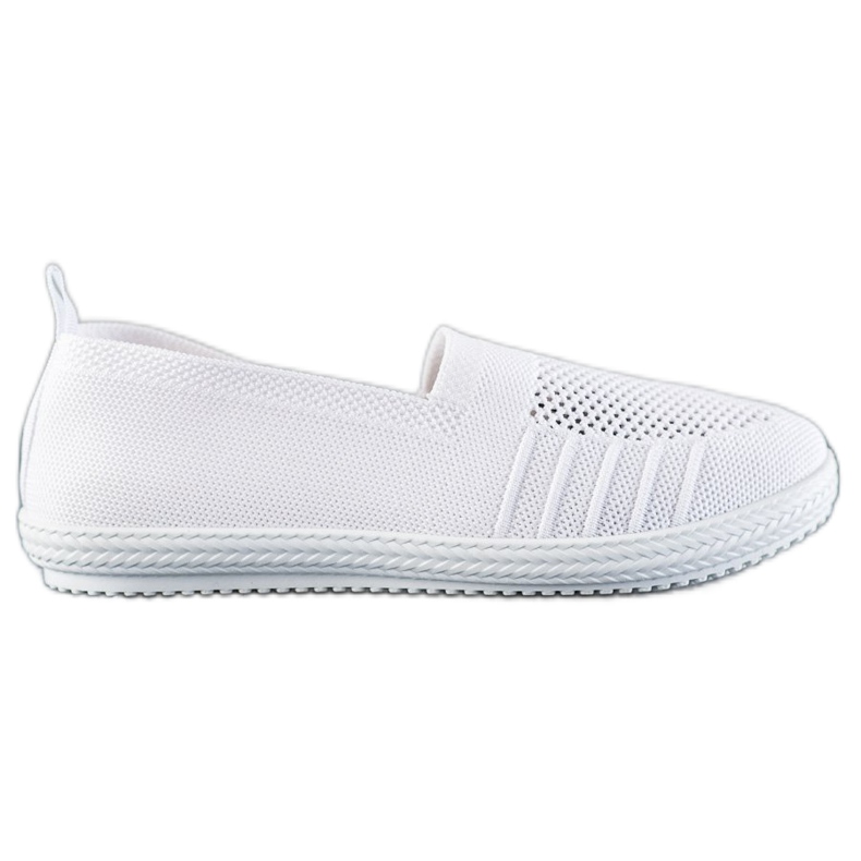 SHELOVET Slipon traforati bianca