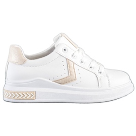 SHELOVET Sneakers in ecopelle bianco