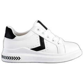 SHELOVET Sneakers in ecopelle bianco