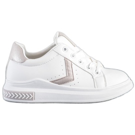 SHELOVET Sneakers in ecopelle bianca