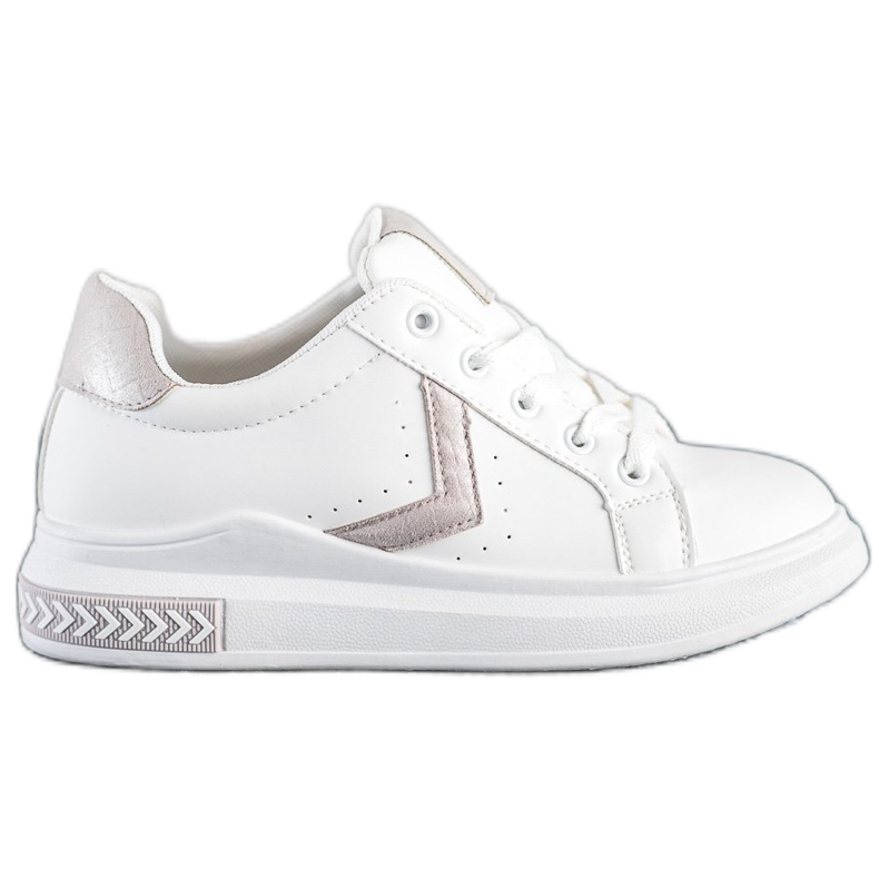 SHELOVET Sneakers in ecopelle bianca