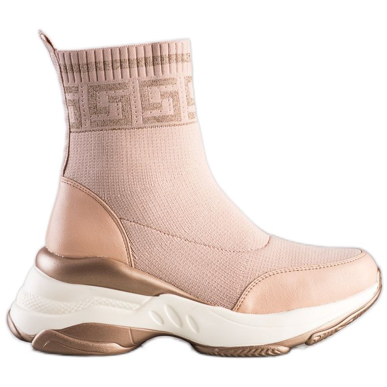 SHELOVET Stivali da polvere sulla piattaforma rosa