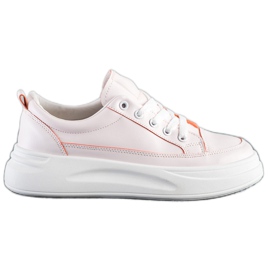 SHELOVET Sneakers alla moda sulla piattaforma rosa