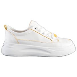 SHELOVET Sneakers alla moda sulla piattaforma bianco