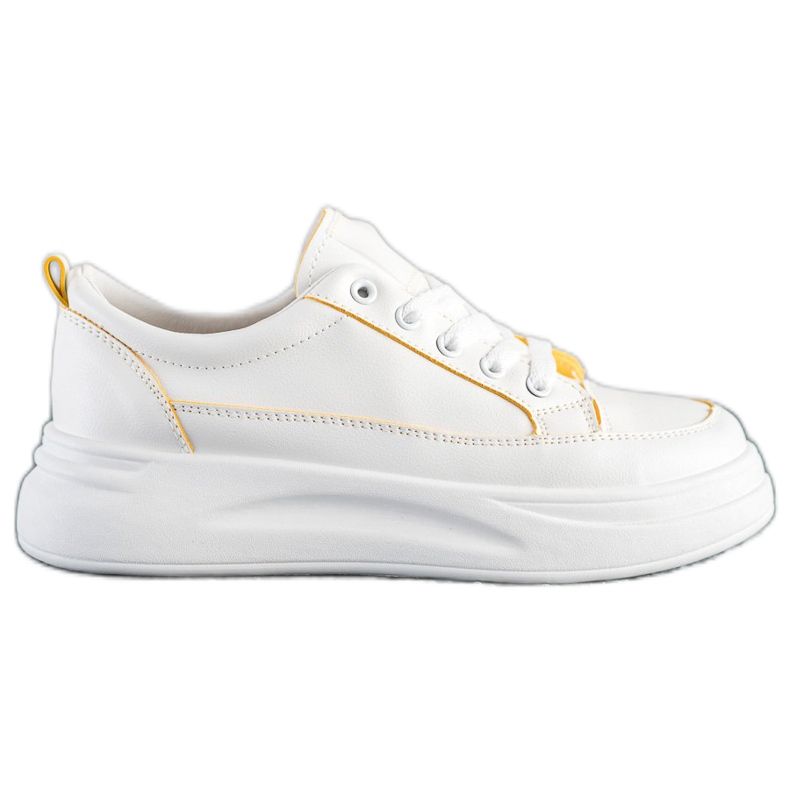 SHELOVET Sneakers alla moda sulla piattaforma bianca