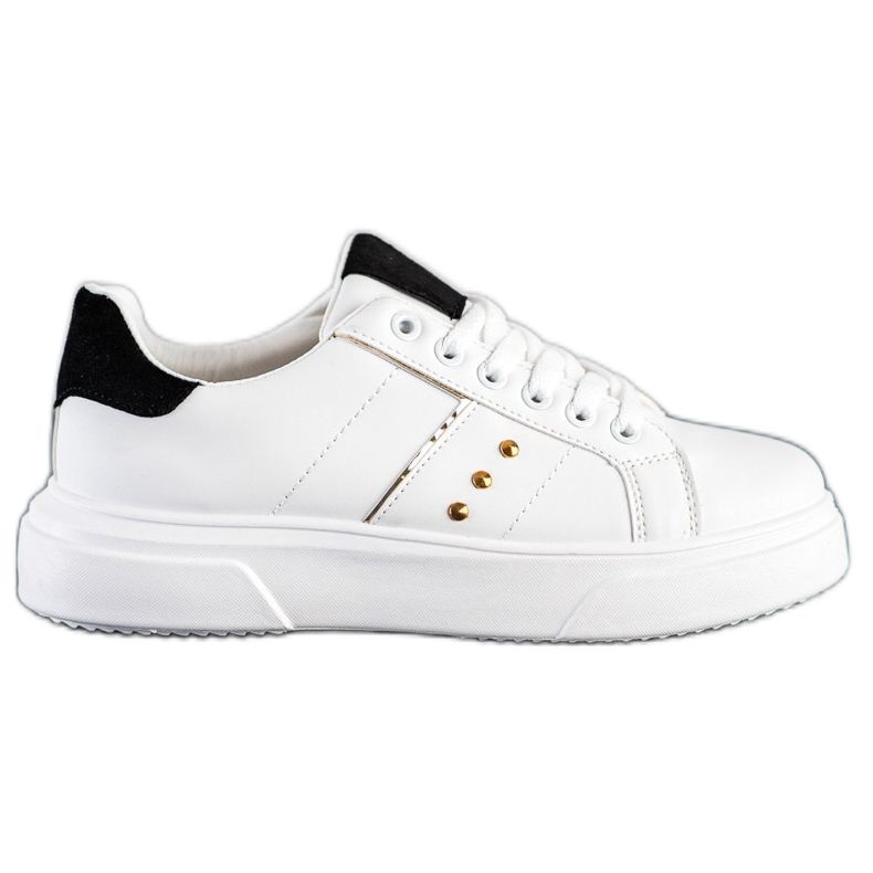 SHELOVET Sneakers in ecopelle bianca