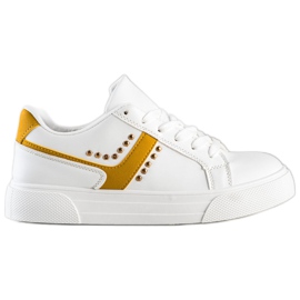 SHELOVET Scarpe sportive bianche casual bianca
