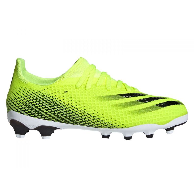 Scarpe da calcio Adidas X Ghosted.3 Mg Jr FW6975 multicolore verde