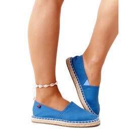 Espadrillas Su Suola Intrecciata Big Star DD274A152 Blu