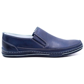 Polbut Slip scarpe uomo 2107 blu navy
