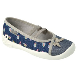 Scarpe per bambini Befado 116Y294 blu navy blu grigio