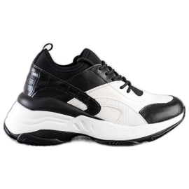 Melisa Scarpe da ginnastica classiche allacciate bianco nero