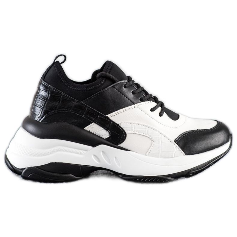 Melisa Scarpe da ginnastica classiche allacciate bianca nero
