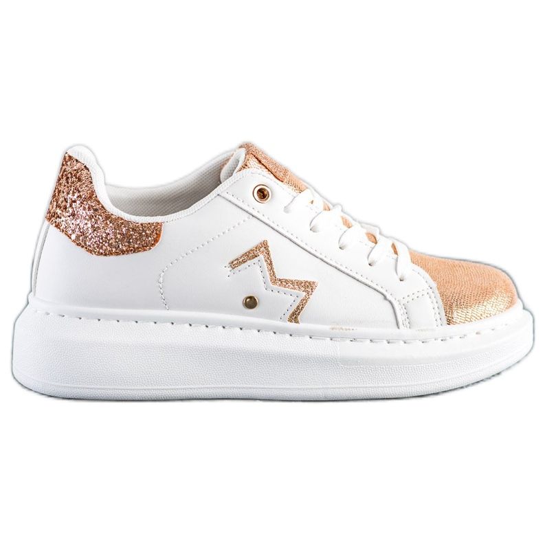 SHELOVET Sneakers alla moda sulla piattaforma bianca