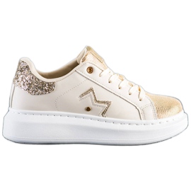 SHELOVET Sneakers alla moda sulla piattaforma beige