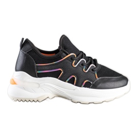 SHELOVET Sneakers Nere Con Rete nero