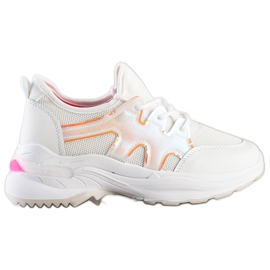 SHELOVET Sneakers Bianche Con Rete bianco