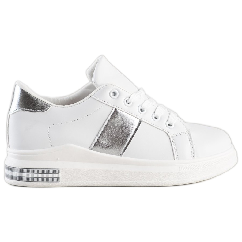 SHELOVET Scarpe da ginnastica alla moda bianca