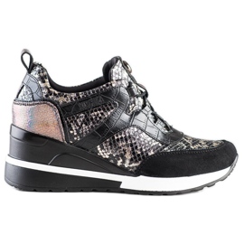 Sneakers con zeppa VINCEZA nero