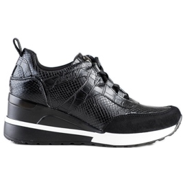 Sneakers con zeppa VINCEZA nero