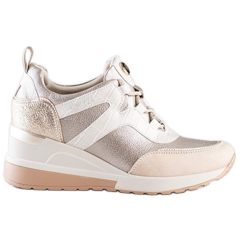 Sneakers con zeppa VINCEZA beige