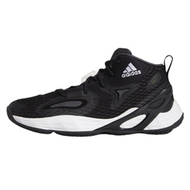 Scarpe da basket Adidas Exhibit A Mid M H67747 nero nero