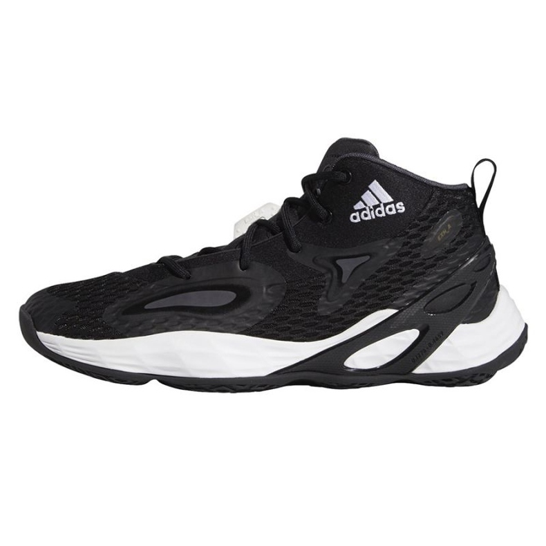 Scarpe da basket Adidas Exhibit A Mid M H67747 nero nero