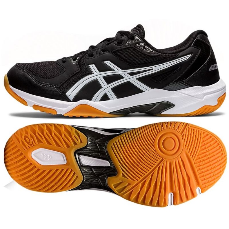 Asics Gel-Rocket 10 M 1071A054 009 scarpe da pallavolo multicolore nero