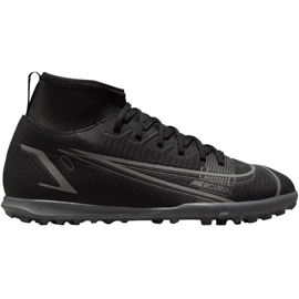 Nike Mercurial Superfly 8 Club Tf Jr CV0795-004 scarpe da calcio nero nero