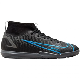 Nike Mercurial Superfly 8 Academy Ic Jr CV0784-004 scarpe da calcio nero nero