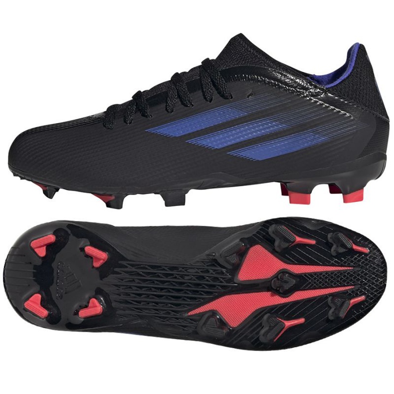 Scarpe da calcio Adidas X Speedflow.3 Fg Jr FY3306 nero nero