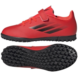 Scarpe da calcio Adidas X Speedflow.4 H&amp;L Tf Jr FY6874 multicolore rosso