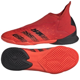Scarpe da calcio Adidas Predator Freak.3 Ll In Jr FY7870 multicolore arance e rossi