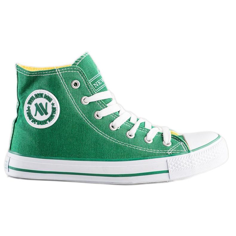 Scarpe da ginnastica alte New Age verde