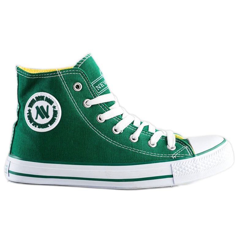 Scarpe da ginnastica alte New Age verde
