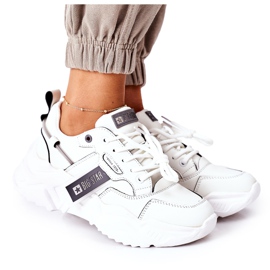 Scarpe sportive da donna Sneakers Big Star GG274213 Bianco-Grigio bianca