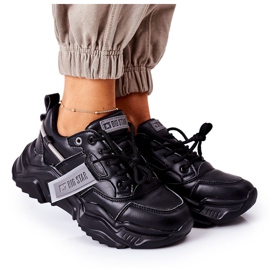 Scarpe sportive da donna Sneakers Big Star GG274215 Nero-Grigio