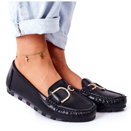 PS1 Mocassini da donna in pelle nera Downtown nera nero