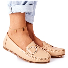 PS1 Mocassini da donna in pelle marrone chiaro Downtown