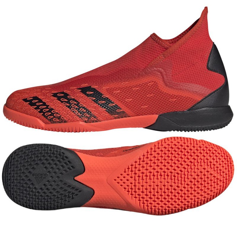 Scarpe da calcio Adidas Predator Freak.3 Ll In M FY7863 multicolore arance e rossi