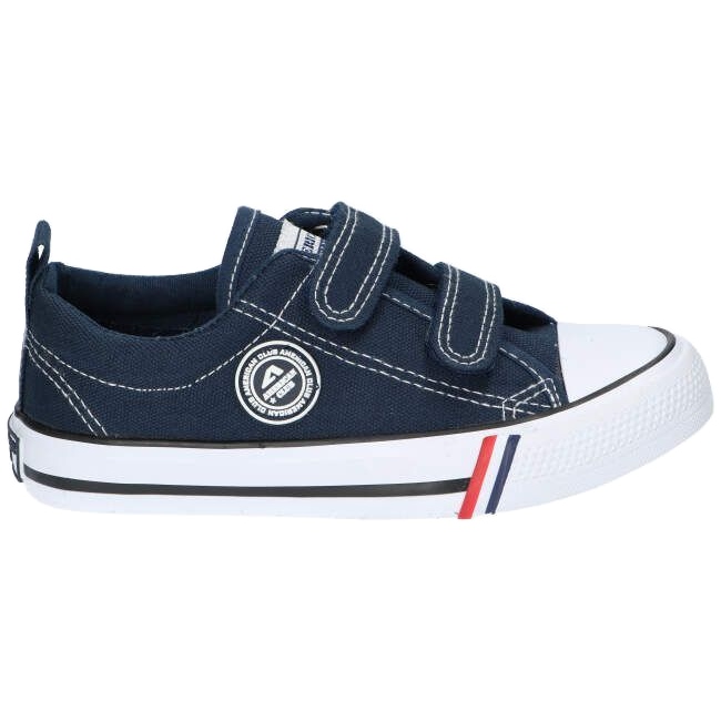 American Club Sneakers in velcro LH33 blu navy